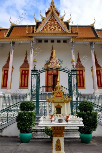 柬埔寨皇宫风景