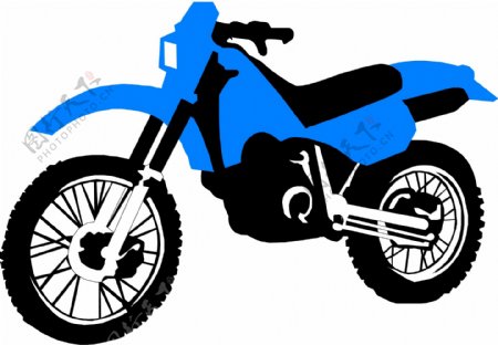 摩托车矢量素材EPS格式0009