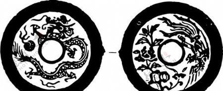 清代下版画装饰画中华图案五千年矢量AI格式0243
