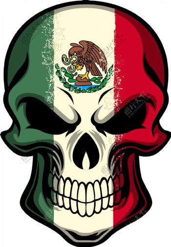 墨西哥骷髅图案