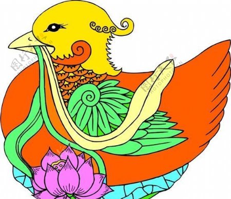 吉祥图案中华传统图案动物装饰图案矢量素材CDR格式0012