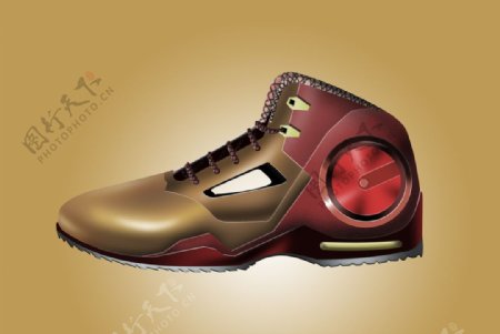 钢铁侠元素设计篮球鞋