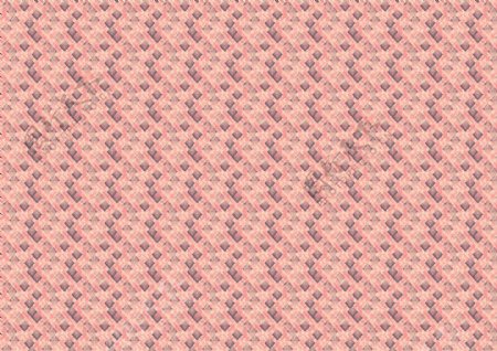 粉色米色温馨渐变菱形几何花纹背景墙墙纸