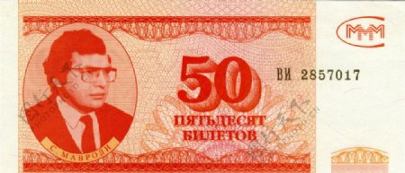 外国货币欧洲国家独联体货币纸币真钞高清扫描图