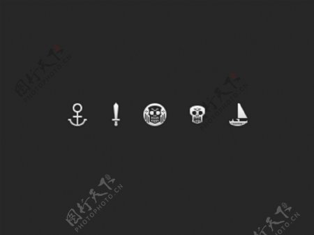 海盗icons图标设计
