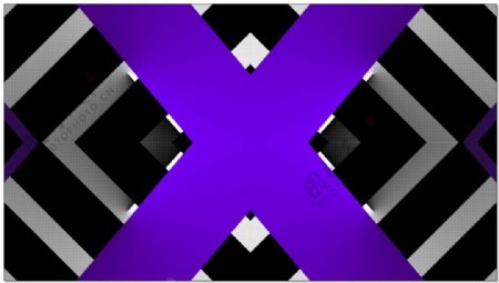 简单紫色方块视频素材
