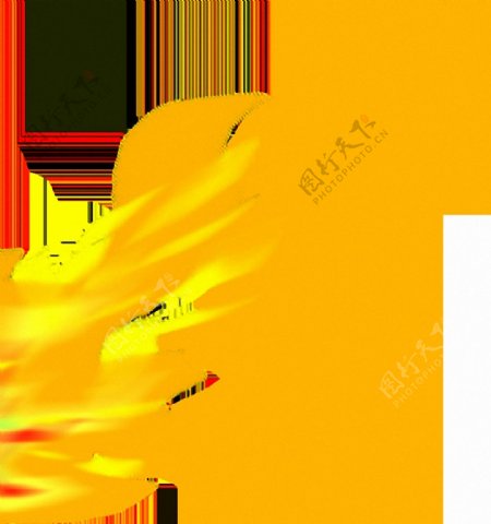 火焰燃烧橙色图形免抠png透明图层素材