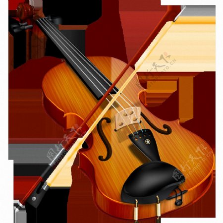 拉弦小提琴免抠png透明素材
