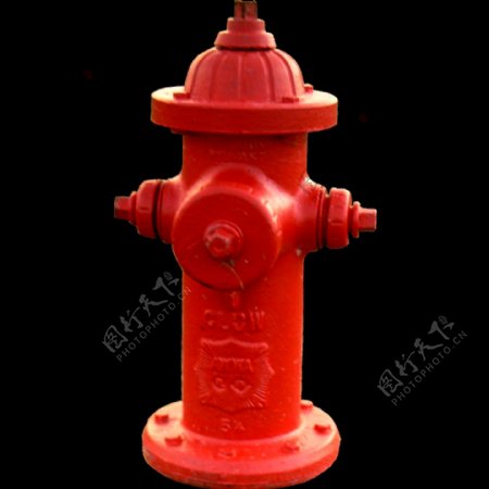 红色油漆消防栓免抠png透明图层素材