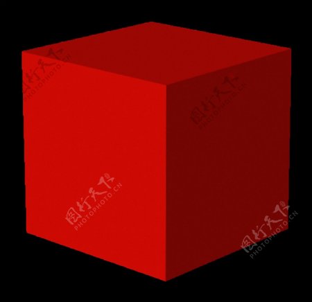 红色立方体魔方免抠png透明素材