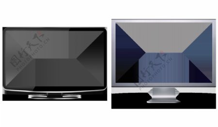 台式机显示器免抠png透明图层素材