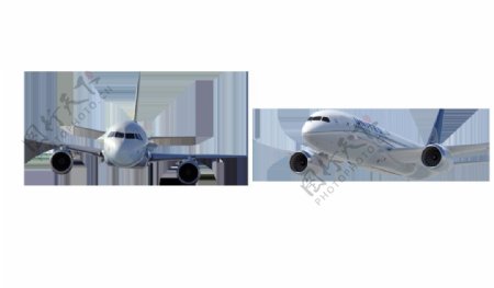 喷气式飞机图片免抠png透明图层素材