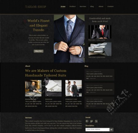男装网站设计