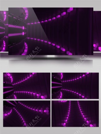紫色长灯视频素材