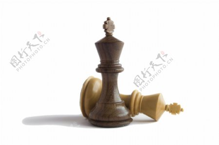 国际象棋木棋子免抠psd透明素材