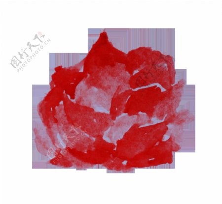 残红花蕊透明装饰素材