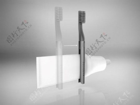 工业设计牙刷牙膏创意设计
