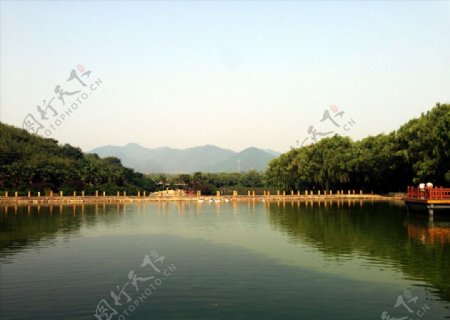 杭州野生动物园湖水