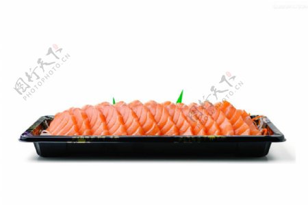 精致鲜美三文鱼日式料理美食产品实物
