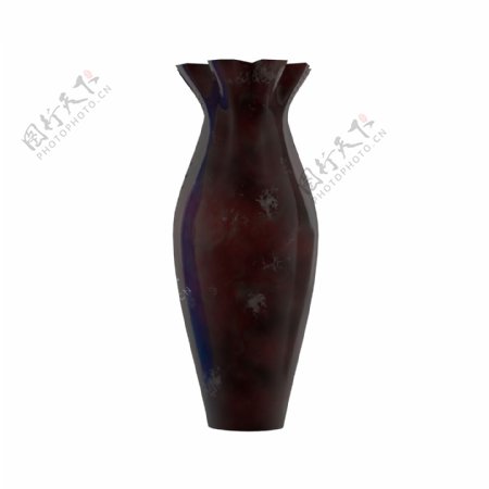 红色现代欧式艺术花瓶生活装饰用品陶瓷瓶子
