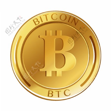 btc比特币概念图形logo模板