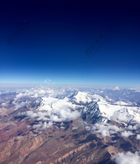 航拍山川景色