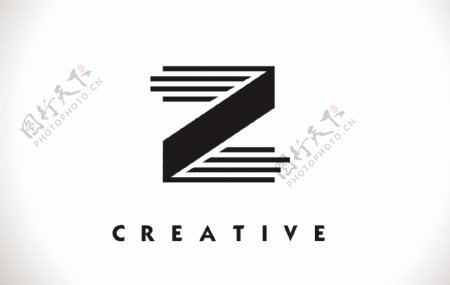 互联网奢侈品服装珠宝Z字母造型logo