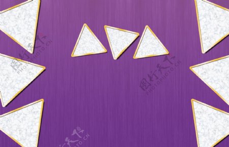 原创现代紫色纹理卧室背景墙