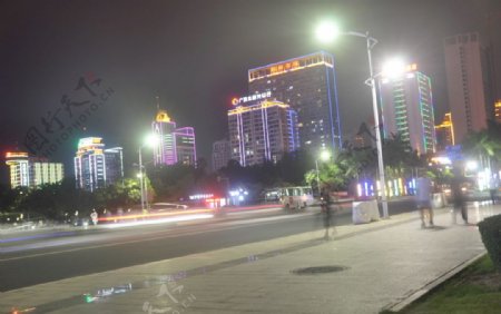 贵港夜景新世纪广场