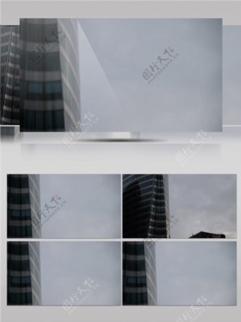 城市商务高楼大厦实景拍摄
