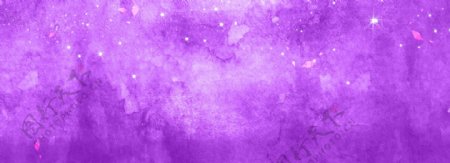 唯美纯色淡雅紫色小清新水墨水彩原创背景