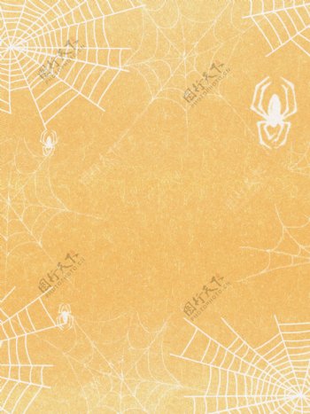 复古蜘蛛蜘蛛网背景