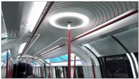超逼真伦敦地铁全方位展示视频素材