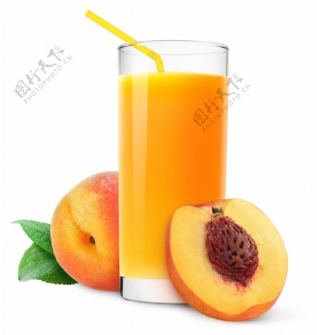 新鲜黄桃果汁