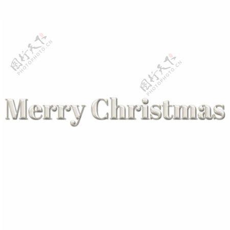 圣诞快乐英语字母艺术个性元素设计