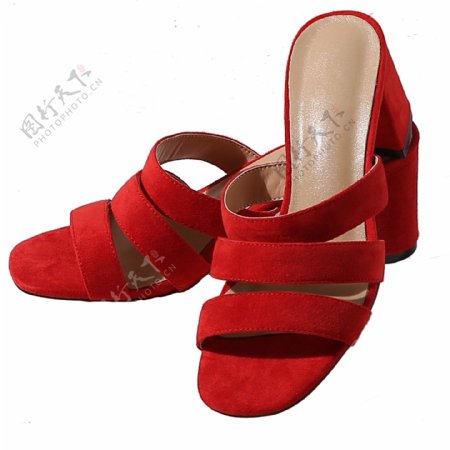 红色女款鞋子系列