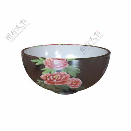 中国风立体瓷碗插画