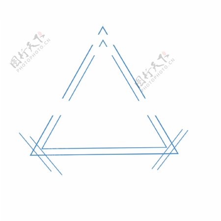 科技装饰图案三角形