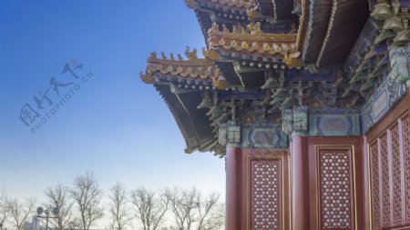 北京天安门故宫紫禁城皇室城楼居所图