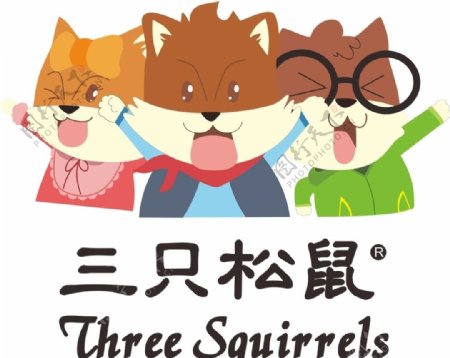 三只松鼠图标