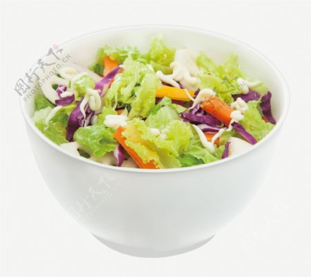 健康饮食沙拉蔬菜水果碗
