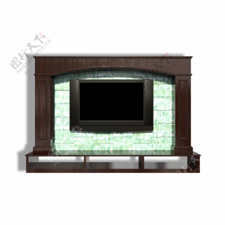 木材电视机背景墙