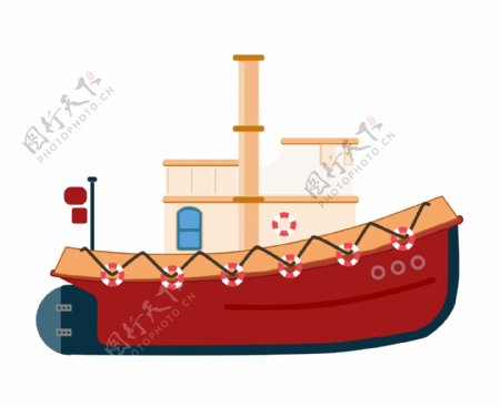 轮船帆船工具