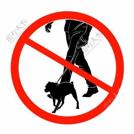 禁止携带宠物插画