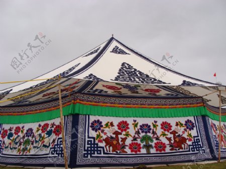 西藏帐篷太阳蓬帐篷元素