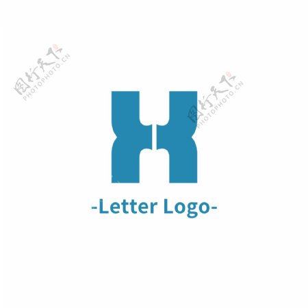H字母LOGO设计
