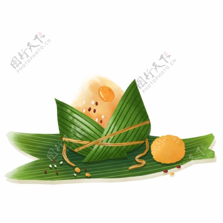 端午节龙舟节粽子节写实粽子节料食物元素4
