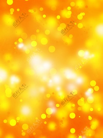 纯原创手绘金色粒子光板亮片黄色背景素材