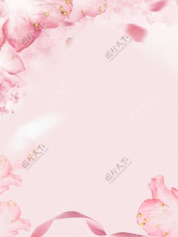 美容院背景粉色