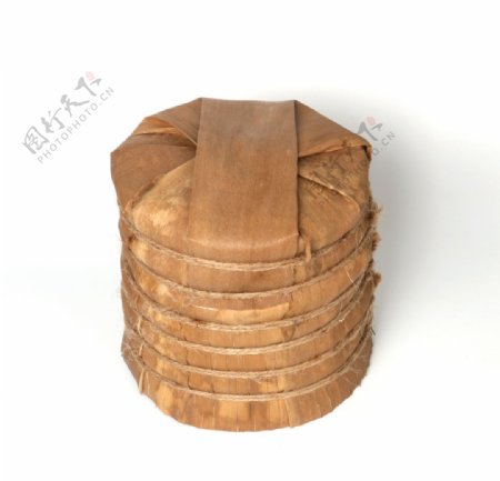 普洱茶七子饼笋壳传统包装